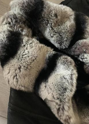 Дублянка. пальто -100% шкіра зима 44-46 р2 фото