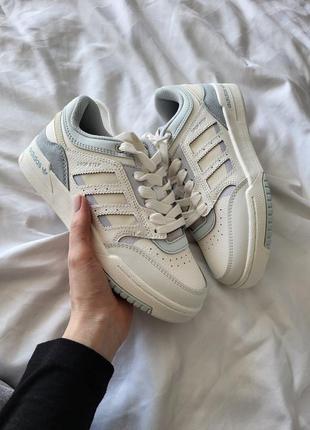 Adidas drop step beige grey