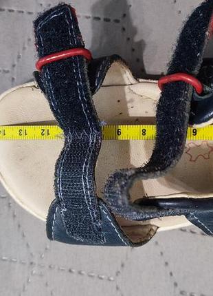 Кожаные сандалии clarks, 23 р., 14,5 см7 фото