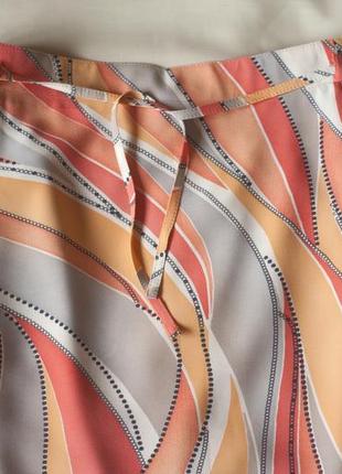 Батальная летняя юбка с абстрактным принтом макси женская laura lebek, размер xl, 2xl3 фото