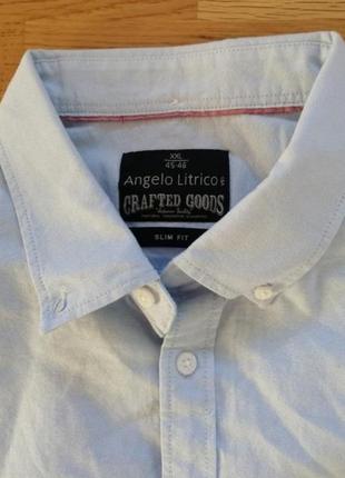 Хлопковая рубашка германия angelo litrico by c&a2 фото