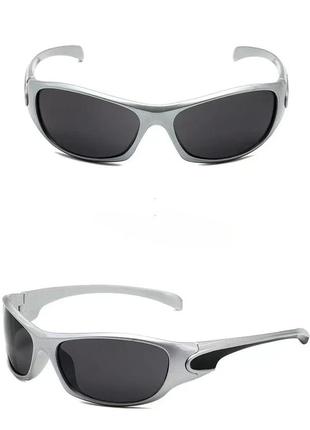 Солнцезащитные очки прямоугольные хит тренд сезона у2к y2k uv400 в стиле 2000 стиль 903 фото