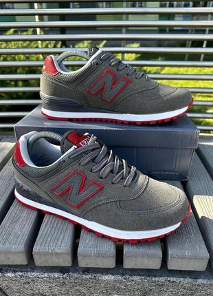 Кросівки new balance 574 (36-41, хакі)9 фото