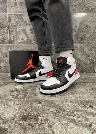 Кросівки nike air jordan 1 (цветные)2 фото