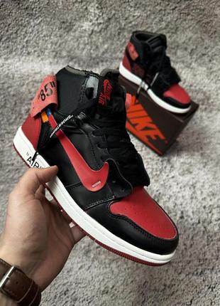 Кросівки nike air jordan 1 x off white8 фото