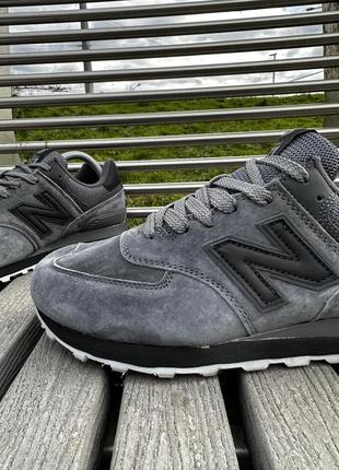 Кросівки new balance 574 (36-41, темно-сірі)4 фото