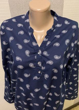 Очень красивая легкая блуза блузон. 14 рр. john baner. индия.5 фото