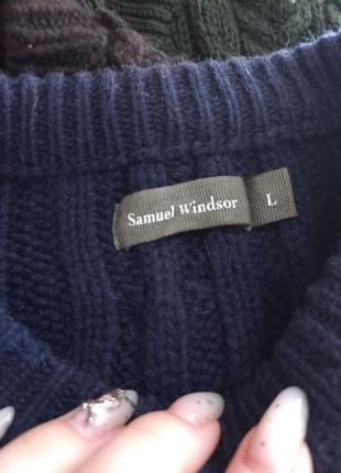 Шерстяной свитер samuel windsor размер l7 фото