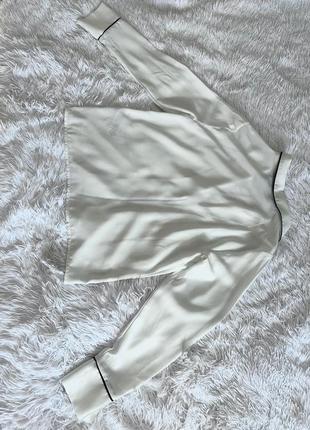 Белая рубашка new look в бельевом стиле8 фото