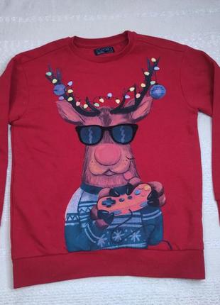 Світшот новорічний светр музикальний