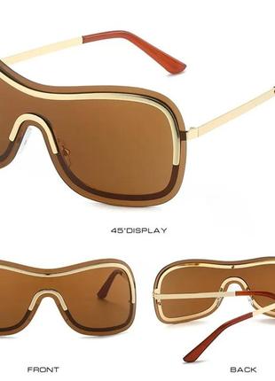 Срібло дзеркальні окуляри колір трендові жіночі чоловічі сонцезахисні стильні 2023 велоспорту y2k