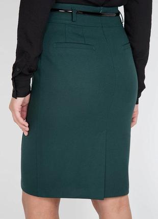 Базовая качественная классическая зеленая меди юбка-карандаш