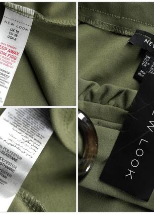 Новая юбка хаки "new look", uk10/eur38.6 фото