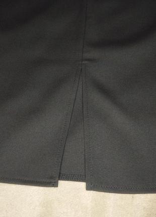 Базовая черная юбка карандаш миди s m l xl 2xl 3xl6 фото