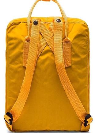 Водонепроницаемый рюкзак fjallraven kanken желтый портфель канкен школьный4 фото