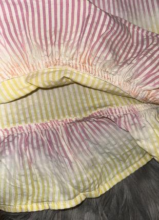 Легкий стильный муслиновый сарафан в полоску для девочки 6/7р george5 фото