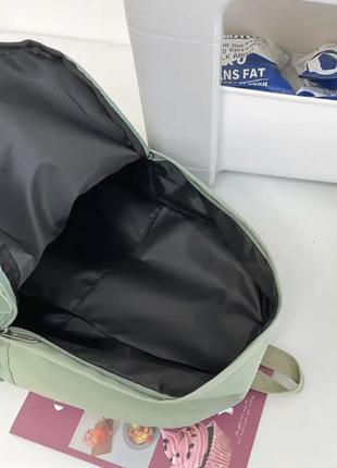 Черный рюкзак, мужской женский детский школьный рюкзак, сумка наплечник, портфель5 фото