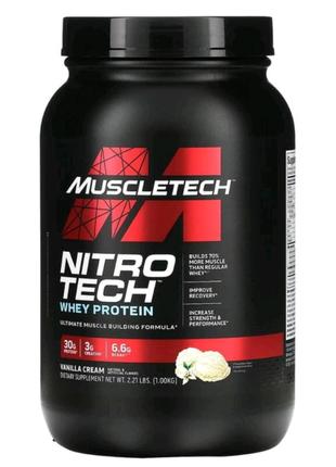 Nitro tech, whey isolate + lean musclebuilder