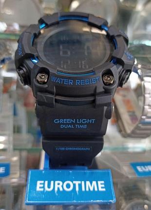Часы с подсветкой. часы skmei. спортивные часы. водонепроницаемые часы.1 фото