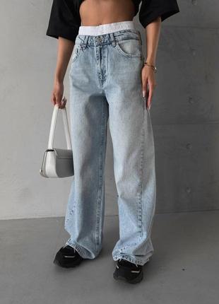 Джинси bershka wide leg