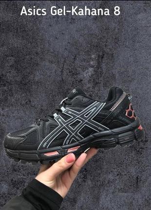 Кроссовки asics, 41-45 размер, черные, новинка, очень, весна2 фото