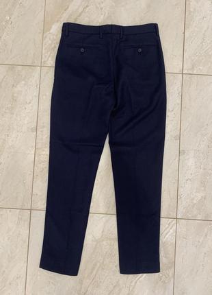 Классические брюки брюки синие мужские primark3 фото