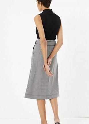 Шикарный комплект юбка миди на пуговицах с поясом marks and spencer. англия2 фото