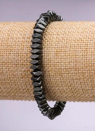 Чоловічий Браслет гематит