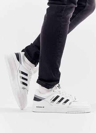 Чоловічі кросівки adidas originals drop step white black