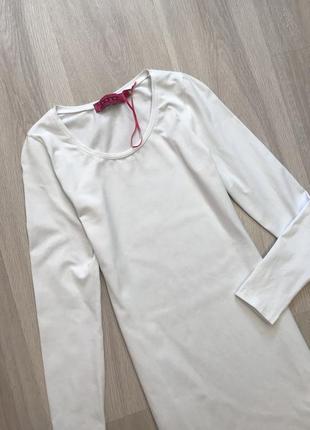 Нове натуральне біле плаття по фігурі нова натуральна біла сукня приталена boohoo m5 фото