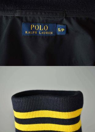 Polo ralph lauren оригінал чоловіча спортивна куртка з манжетами темно-синя розмір m8 фото