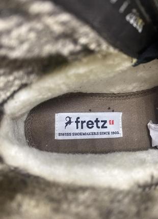 Светлые нубовые ботинки fretz gore-tex оригинал6 фото