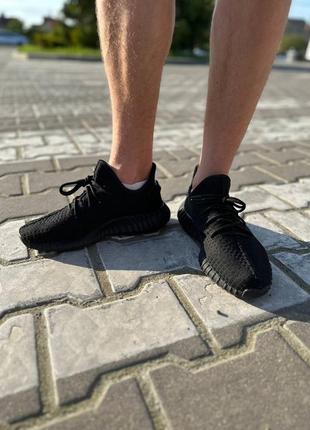 Кроссовки adidas yeezy boost 350 black2 фото