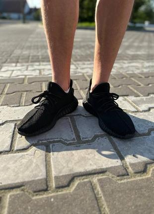 Кроссовки adidas yeezy boost 350 black3 фото