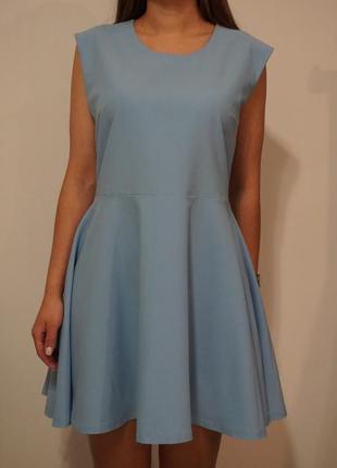 Голубое платье6 фото