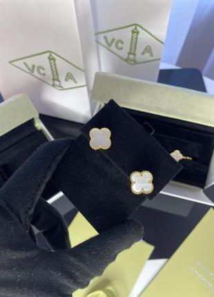 Сережки браслет van cleef ван кліф підвіска6 фото