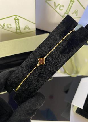 Сережки браслет van cleef ван кліф підвіска4 фото