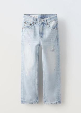 Straight-leg jeans джинси zara