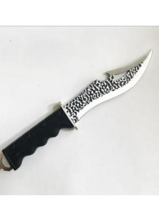 Нож туристический с чехлом хищник