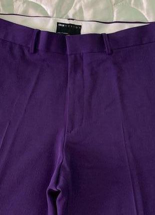 Великолепные классические брюки баклажанового цвета от asos3 фото
