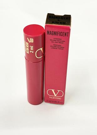 Тушь для придания объема ресниц valentino magnificent, 2 ml