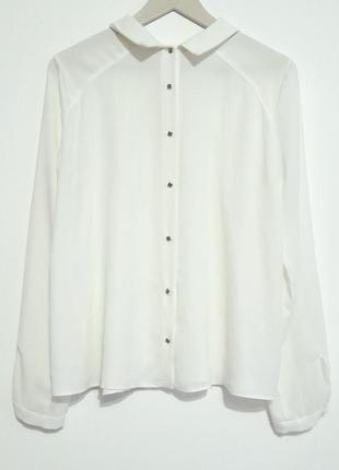Блуза блузка сорочка кофта біла блузка шифонова блуза