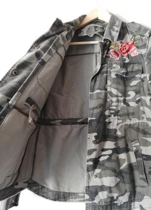 Женская ветровка-рубашка милитари от atmosphere2 фото