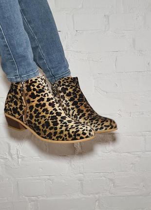 Леопардовые ботинки5 фото