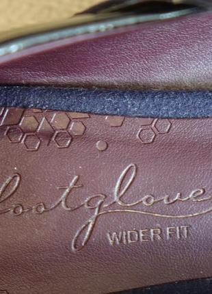 Чудесные комбинированные кожаные туфельки в стиле мери джейн footglove m&s англия 5 р.5 фото