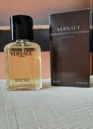 Versace l'homme versace туалетна вода оригінал вінтаж!