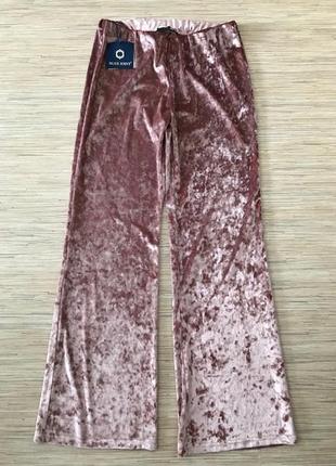 Нові (з етикеткою) гламурні штани штани з мармурового велюру, італія, розм укр 461 фото