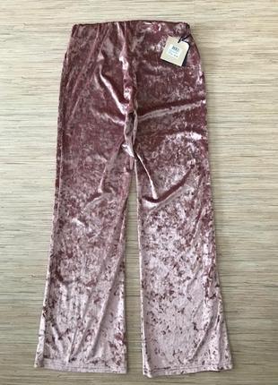 Нові (з етикеткою) гламурні штани штани з мармурового велюру, італія, розм укр 462 фото