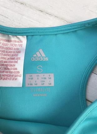 Спортивний топ adidas climalite з великим лого8 фото