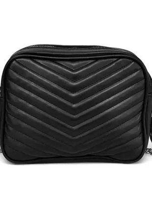 Женская сумочка хобо (черная)